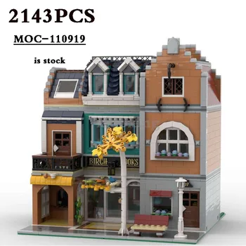 Classic alternatív változata MOC-110919 Bisztró Könyvesbolt - 10270 Építs 2143 építőkocka játék DIY ajándékokat