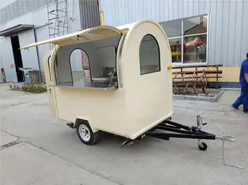 Egyéni Airstream mobil konyha gyorséttermi kioszk automata teherautó DOT tanúsítvánnyal Fagylalt élelmiszer pótkocsi