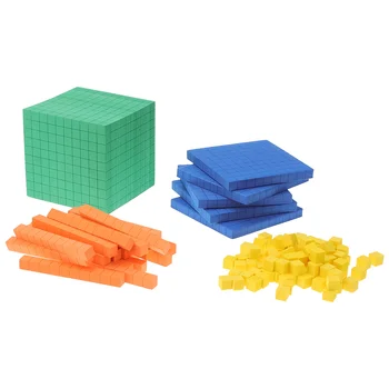 Matematikai blokkok Kockák számlálása Játék gyerekek Oktatási bázis Manipulatívok Tíz játék Játékszer számlálók Érték Hely kocka Összekötő készlet