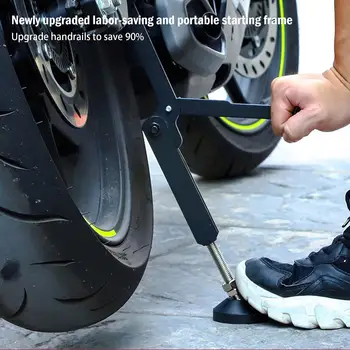 Motorkerékpár állvány oldalsó állványhosszabbító készlet lábpedálok segédeszközök Támogató alkatrészek lábpedálok motorkerékpárokhoz W6S6