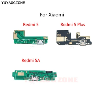 10 db / tétel Xiaomi Redmi 5A 5 Plus USB töltődokkoló porthoz aljzat csatlakozó csatlakozó töltőkártya flexibilis kábel