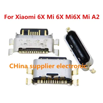 10db-200db töltő Micro USB töltőport dokkoló csatlakozó aljzat Xiaomi 6X Mi 6X Mi6X Mi A2 készülékhez