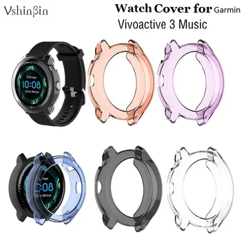 10PCS Smart Watch védőburkolat a Vivoactive 3 Music Soft TPU ütésálló védőtokhoz Lökhárító héj