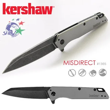 2023 Kershaw Misdirect 1365 összecsukható kés 8Cr13Mov Tanto penge önvédelmi taktikai flipper támogatott zseb EDC kés