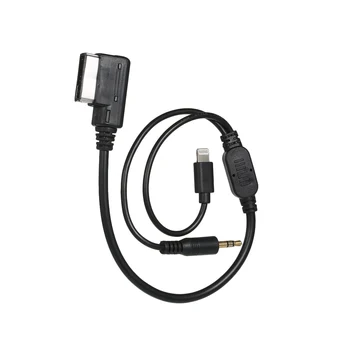 3.5mm AUX interfész Adapter vonallal Fit For Audi BMW VW MDI AMI MMI iPad iPhone 5 6S