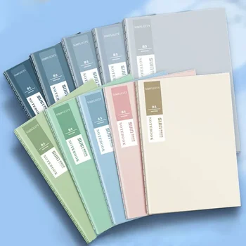 A5/B5 Bélelt notebook vázlatfüzet tervező Jegyzettömb 36 lap Jegyzetfüzet füzet füzet Füzet Napi napló Könyv teendők listái Véletlenszerű szín