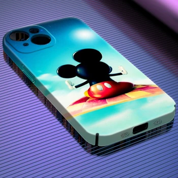 Anime Mickey Minnie Classic Phone Case iPhone 14 13 12 Mini 11 XS Pro Max X XR 8 7 Plus SE Feilin Coque film keményfedeles