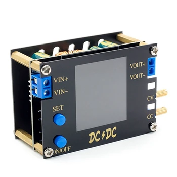 Automatikus DC Boost/Down konverter tápegység modul CC CV 0.5-30V állítható tápegység voltmérő