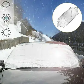  Autó hó jégvédő ablak szélvédő napernyő első hátsó szélvédő blokkfedél Visor automatikus kiegészítők