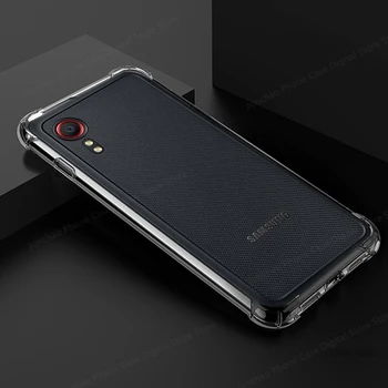 Clear puha, sűrített légzsák ütésálló telefontok Samsung Galaxy Xcover 5 készülékhez Átlátszó hátlap