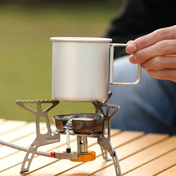 csésze Ultrakönnyű piknik víz összecsukható teásbögre kávéötvözet alumínium kültéri kemping titán hordozható