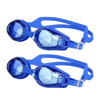 ELOS-Shenyu 2Db állítható védőszemüveg Úszószemüveg Páramentesítő UV védelem gyermekek vízálló szilikon tükrös úszószemüveg