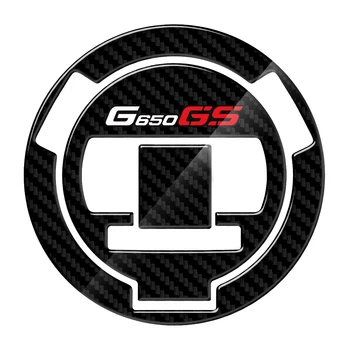 Funda protectora de tapa de combustible de motocicleta 3D de carbono para BMW G650GS G650 GS de 2008