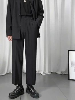 Férfi ruha öltöny nadrág Tavaszi őszi pamut alkalmi sztreccs férfi nadrág Hosszú egyenes Kiváló minőségű koreai üzleti nadrág Z18