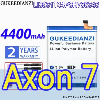  GUKEEDIANZI nagy kapacitású akkumulátor LI3931T44P8H756346 4400mAh ZTE Axon 7 5.5inch A2017 Bateria