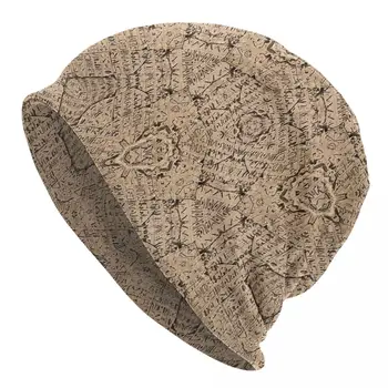 Hieroglifák egyiptomi piramisokból falrepedésekkel Koponyák sapkák Kalapok Nyári kültéri sapka Meleg kettős felhasználású motorháztető kötött kalap