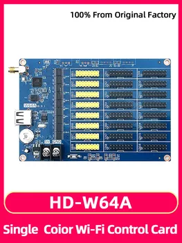 HuiDu HD-W64 Rolling Walk Word Billboard alaplap Monokróm LED kijelző vezérlőkártya Mobiltelefon WIFI