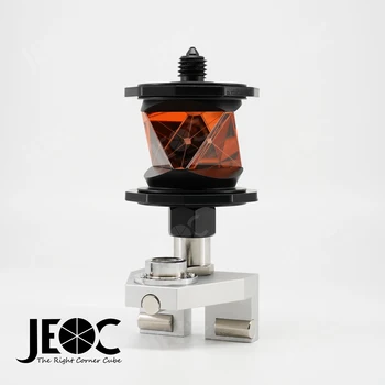 JEOC MPR122+Síncipő, 360 fokos fényvisszaverő prizma és mágneses síncipő készlet a Leica mérőállomáshoz