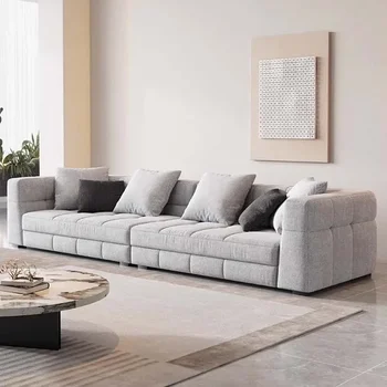 Lounge Nappali kanapék Minimalista Nordic Apartman Belső kanapé Kényelmes kialakítás Divano Soggiorno Di Lusso Lakberendezés