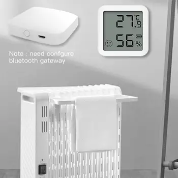 Mini digitális hőmérő Higrométer beltéri szobahőmérséklet-mérő Páratartalom-mérő érzékelő Mérőműszer meteorológiai állomás akkumulátorral