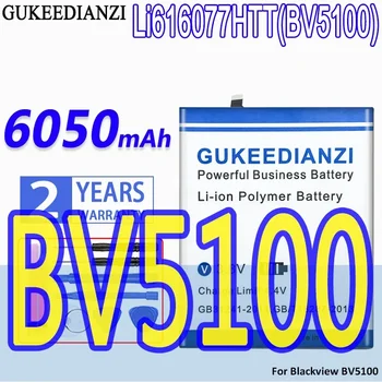  Nagy kapacitású GUKEEDIANZI akkumulátor Li616077HTT (BV5100) 6050mAh Blackview BV5100 készülékhez
