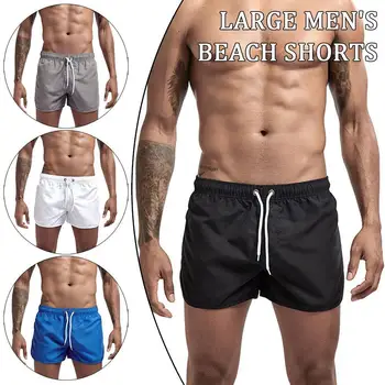 Nyári férfi úszónadrág Quick Dry Beach Shorts Board Surf fürdőruha Beach Short férfi Running Gym Man plus size Trunks