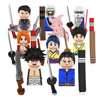 TP1003 Anime építőelemek Kamiya Kaoru KENSHIN Myoujin Yahiko Shishio Makoto Saito rajzfilm minifigura akció játék kockák